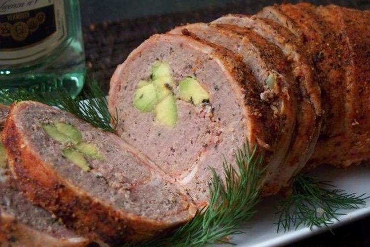 Ground Beef Roll with Avocado - Ground Beef Recipes