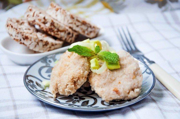 Steamed Chicken Patties - What to Cook with Ground Chicken