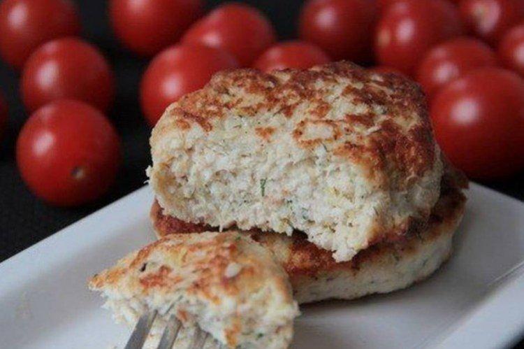 Chicken Patties with Cottage Cheese - What to Cook with Ground Chicken