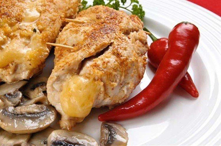 Muffins with Chicken and Mushrooms - What to Cook with Chicken Fillet Recipes