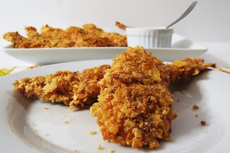 Nuggets empanados con avena - Qué cocinar con pechuga de pollo