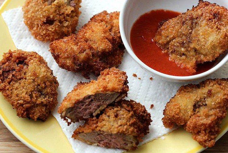 Breaded Chicken Liver - What to Cook with Chicken Liver