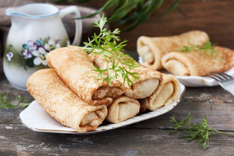 Pancakes with Chicken Liver and Mushrooms - What to Cook with Chicken Liver