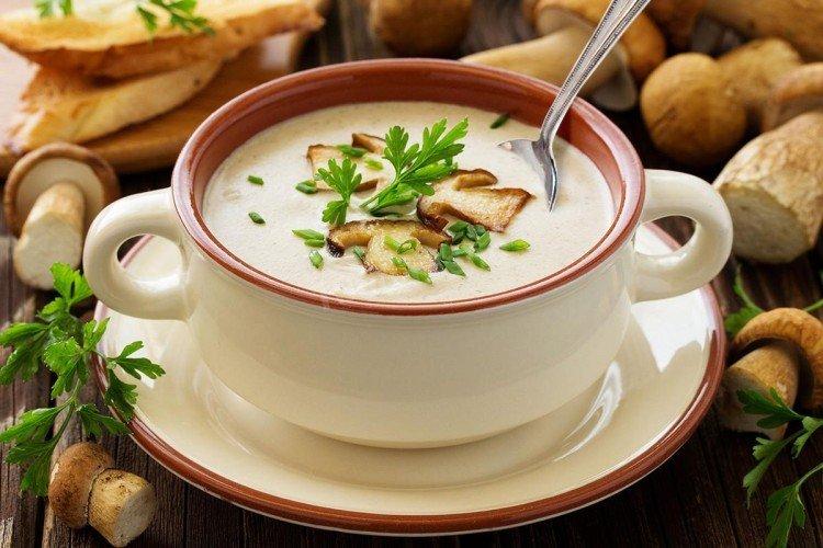 Cream of Mushroom and Potato Soup - What to Cook with Mushrooms Recipes