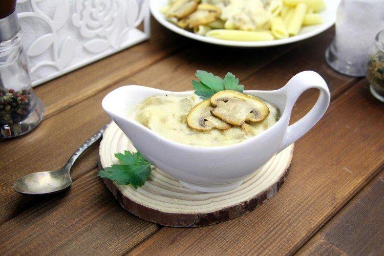 Mushroom Sauce with Sour Cream - What to Cook with Mushrooms Recipes