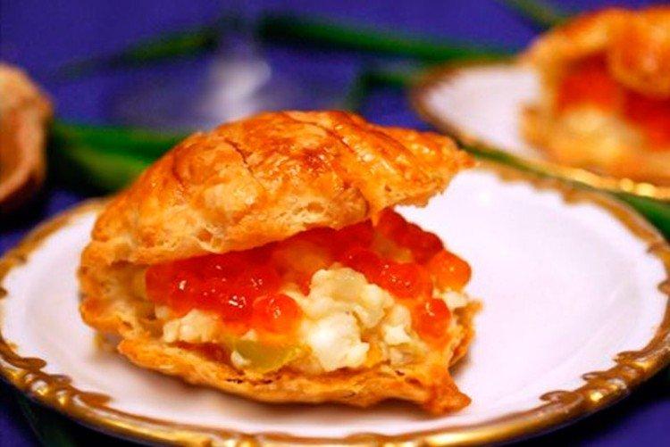 Puff Pastry Tartlets with Pearls - What to Cook with Puff Yeast Dough