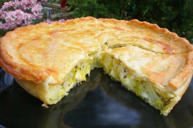 Puff Pastry Pie with Potatoes - What to Cook with Puff Yeast Dough