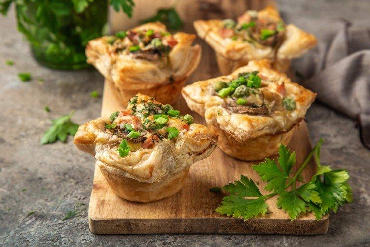 Baskets with Pâté - Puff Pastry Recipes