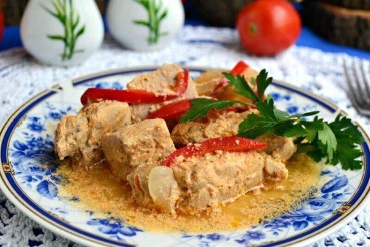 Pork in Soy-Sour Cream Sauce - What to Cook with Pork