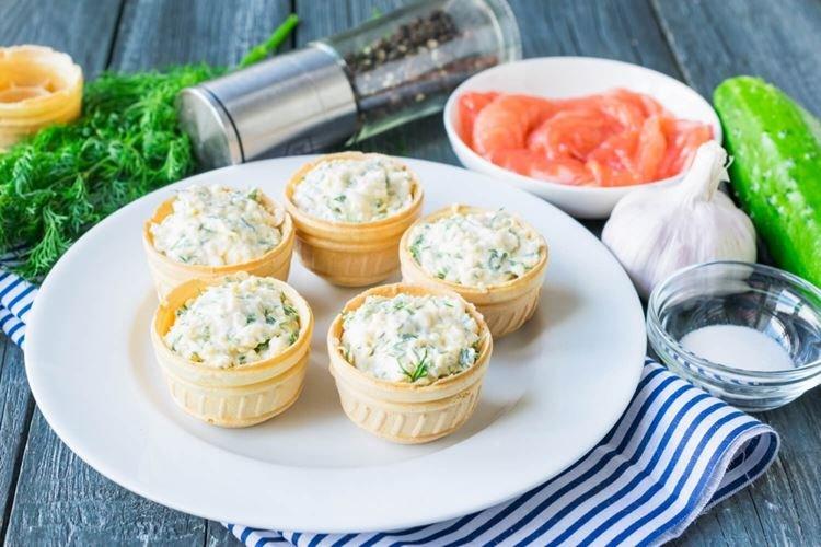 Cottage Cheese with Salmon and Herbs - What to Cook with Cottage Cheese