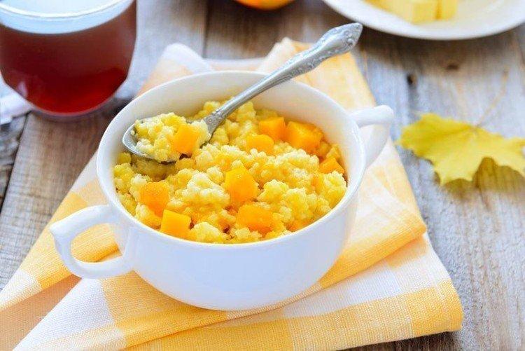 Gachas de mijo con calabaza - Qué cocinar con calabaza