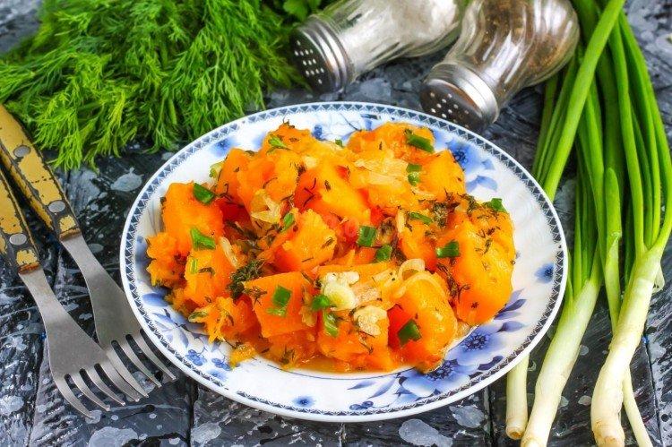 Calabaza estofada con hierbas - Qué cocinar con calabaza