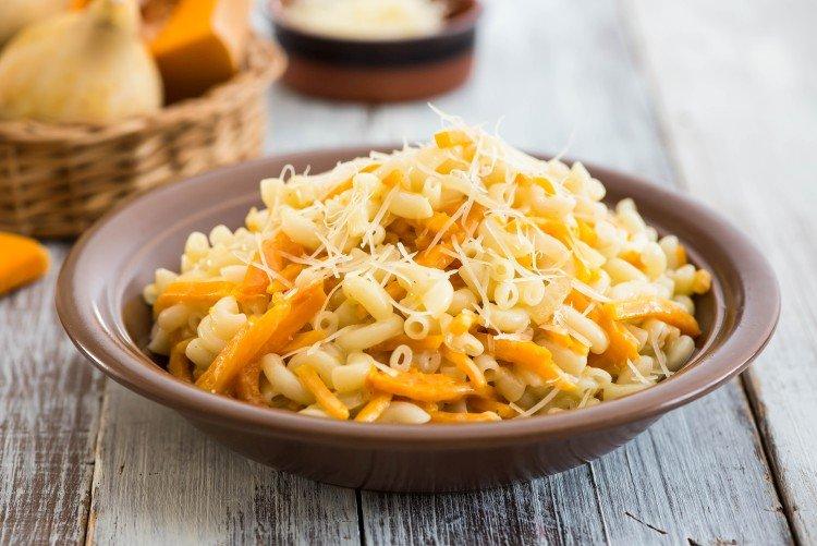 Pasta con calabaza y cebolla - Qué cocinar con calabaza
