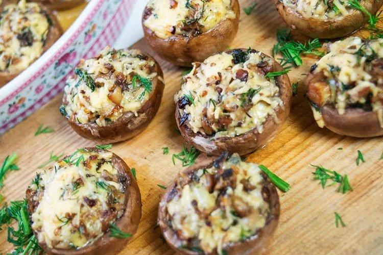 Stuffed Mushrooms - What to Cook for a Birthday Recipes