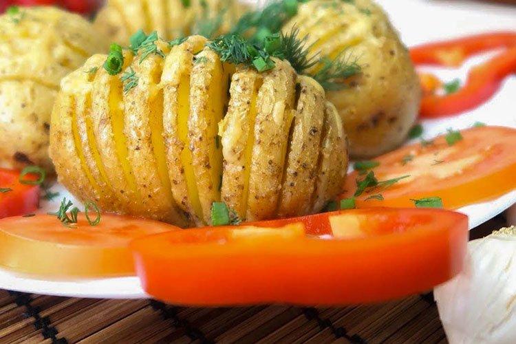 Potato Fan for Main Course - What to Cook for a Birthday Recipes