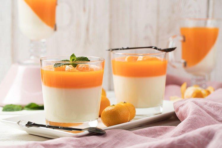 Mandarin Panna Cotta - What to Cook for a Birthday Recipes