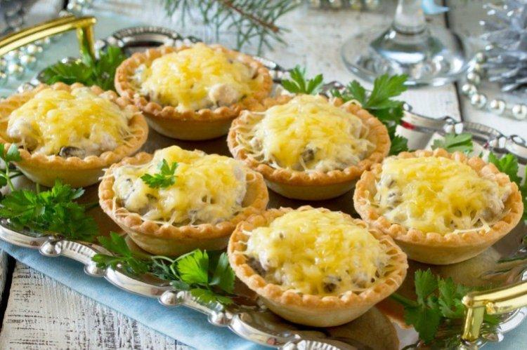 Julienne de pollo - Recetas para la mesa de Año Nuevo