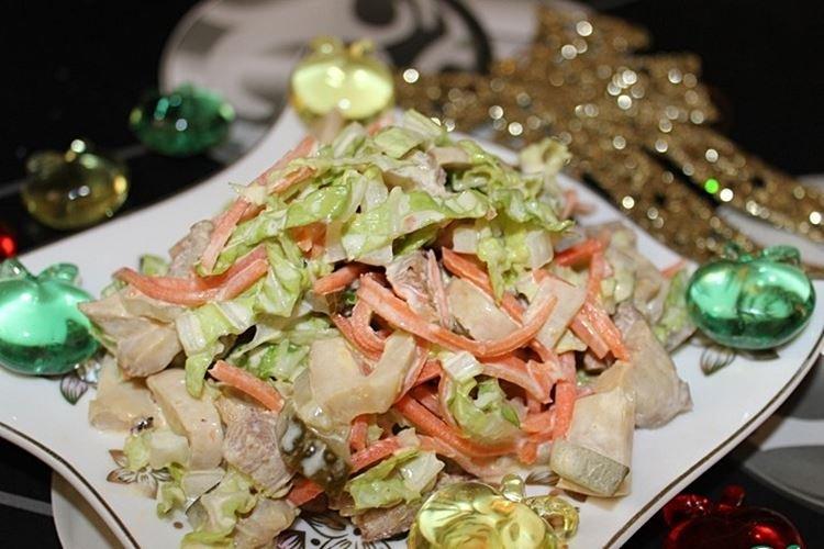 New Year's Pork Salad - What to Cook for New Year 2021 Recipes
