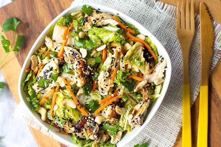 Chinese Chicken Salad - What to Cook for Lunch Quickly and Deliciously