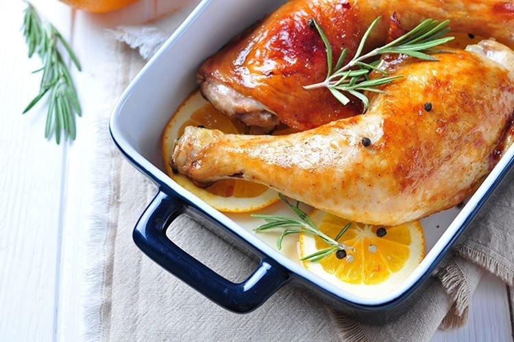 Chicken Leg with Rosemary - What to Cook for Lunch Quickly and Deliciously