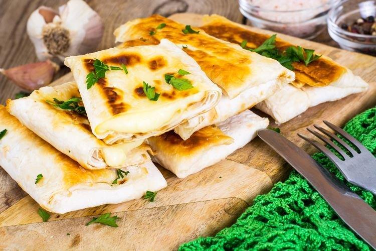Lavash with Cheese - What to Cook for Dinner Quickly and Deliciously