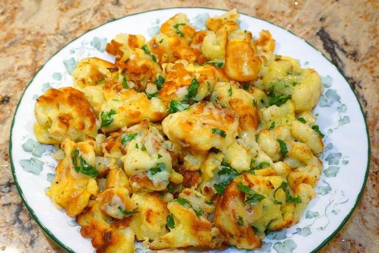 Cauliflower in Egg Batter - What to Cook for Dinner Quickly and Deliciously