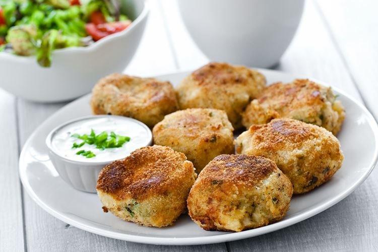 Potato Cutlets with Ham - What to Cook for Breakfast Quickly and Deliciously