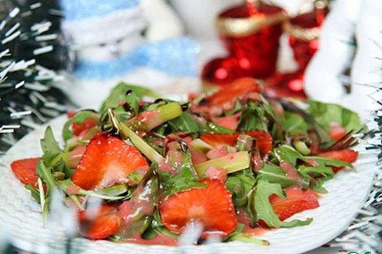Ensalada de fresas y judías verdes - Recetas para el cumpleaños de un niño