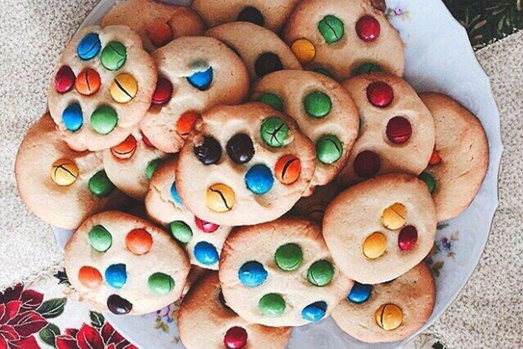 Galletas infantiles con M&M’s - Recetas para el cumpleaños de un niño