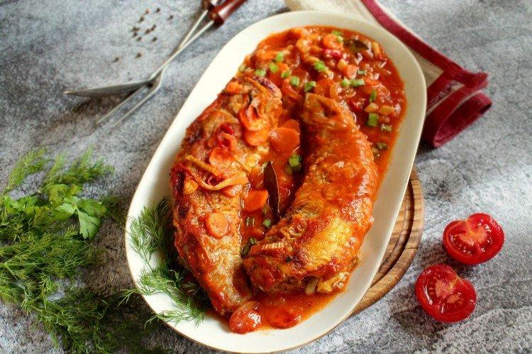 Diet Fish with Vegetables - What to Cook for a Child's Lunch Recipes
