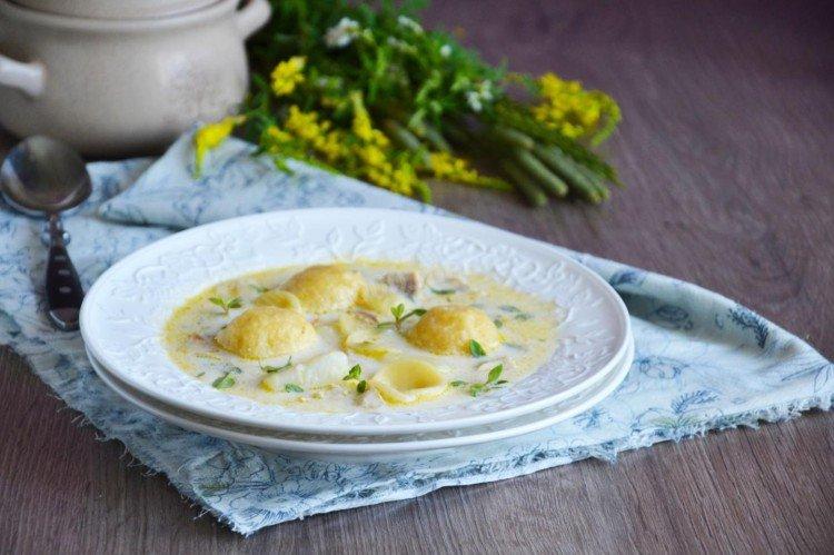 Chicken Soup with Cheese Balls - What to Cook for a Child's Lunch Recipes
