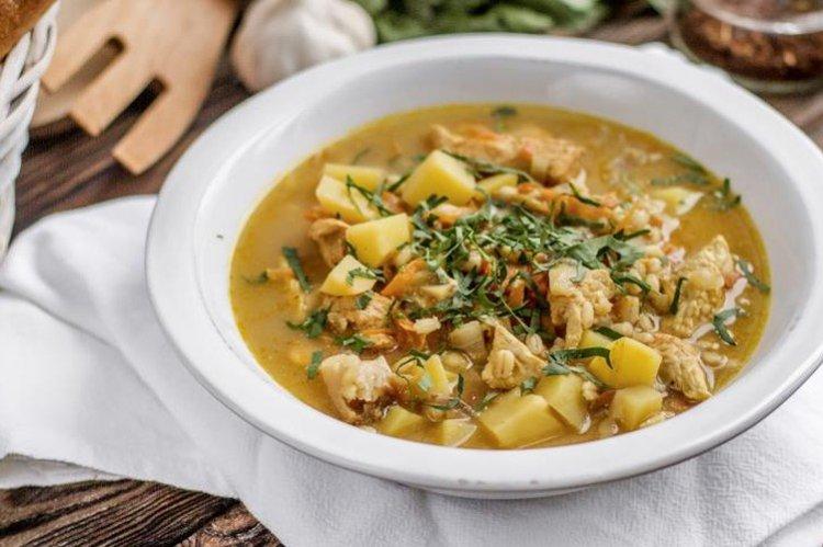 Mushroom Soup with Pearl Barley - What to Cook for a Child's Lunch Recipes