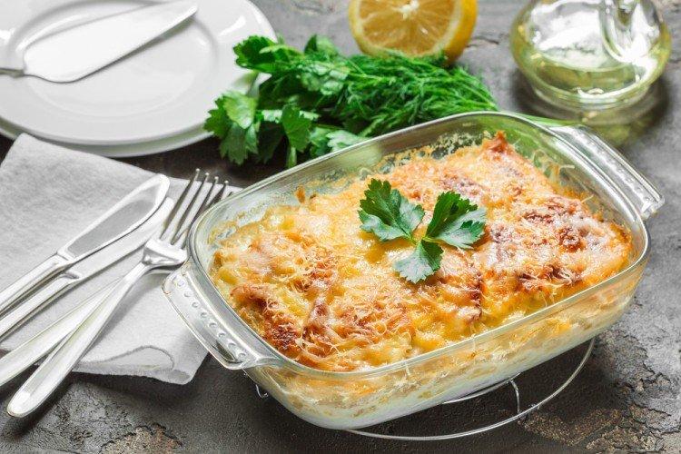 Potato Casserole with Vegetables and Cheese - What to Cook for a Child's Dinner