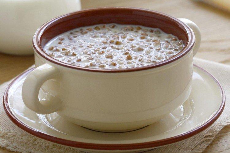 Milk Soup with Buckwheat - What to Cook for a Child's Dinner