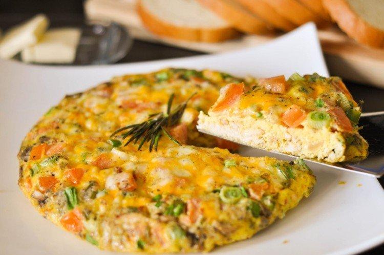Boiled Omelet with Corn - What to Cook for a Child's Dinner