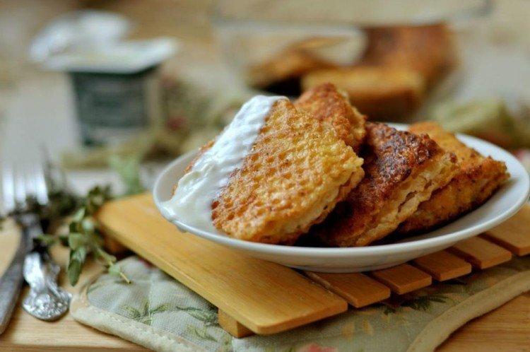 Meat Waffles - What to Cook for a Child's Dinner