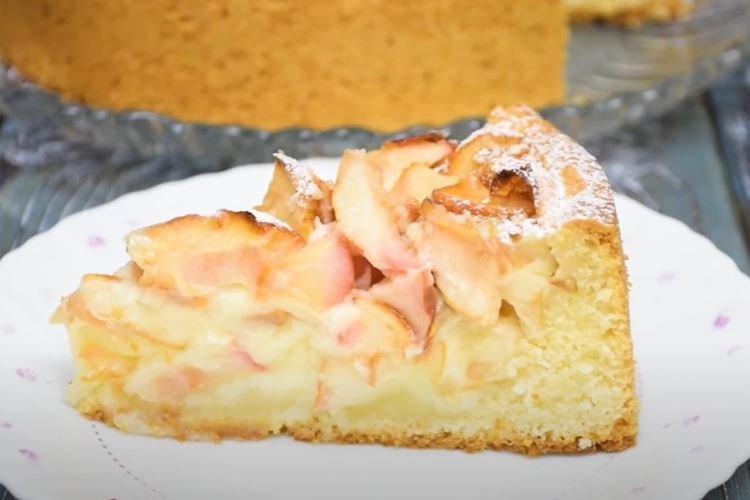 Tsvetaevsky Apple Pie with Sugar - Step-by-Step Recipe with Photos