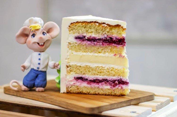 DIY Kids' Raspberry Plombir Cake - Step-by-Step Recipe with Photos