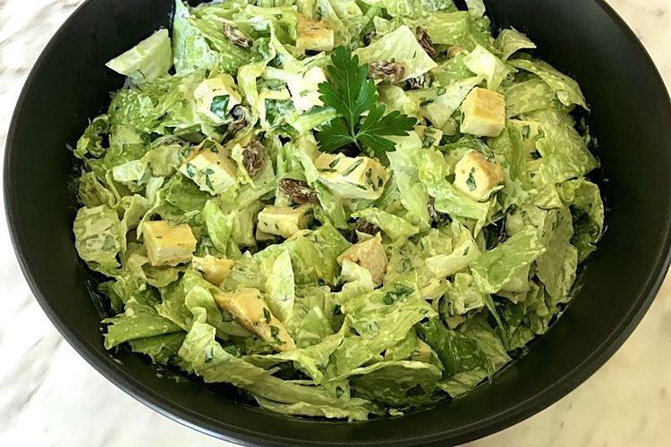 Ensalada dietética de pollo al curry - recetas