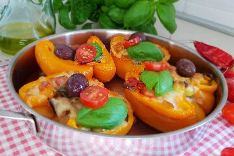 Pimiento relleno de puré de patatas - recetas