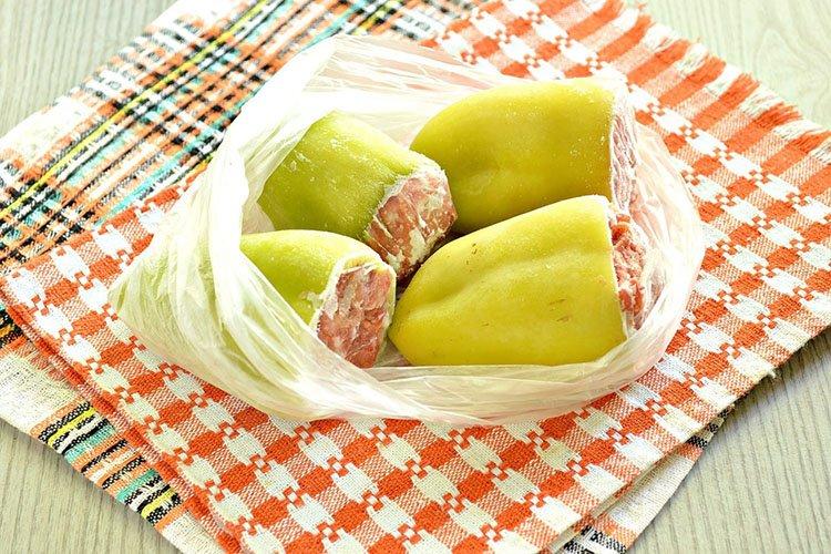 Pimientos rellenos para el invierno - recetas