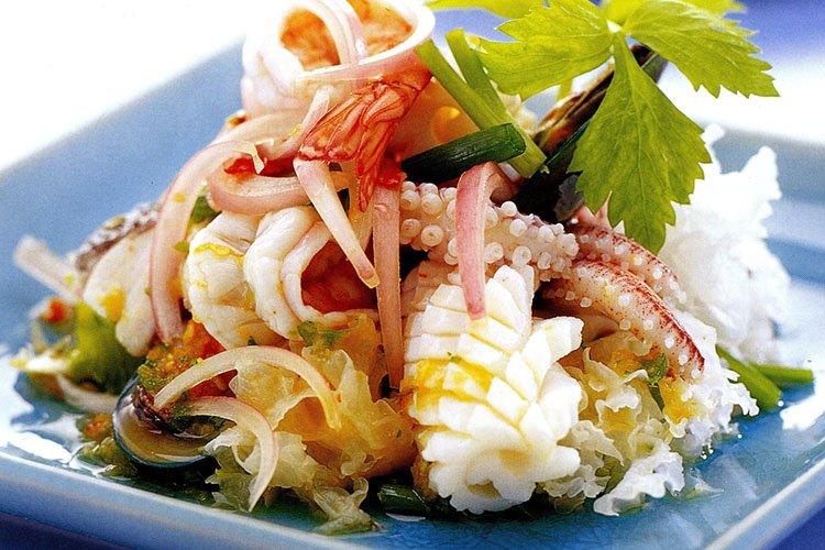 Ensalada «Aroma de mar» con mejillones