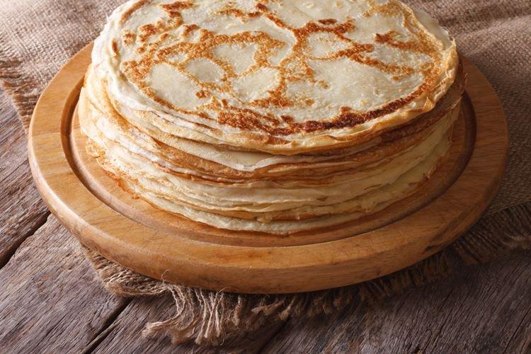 Crepes de Cuaresma con sémola