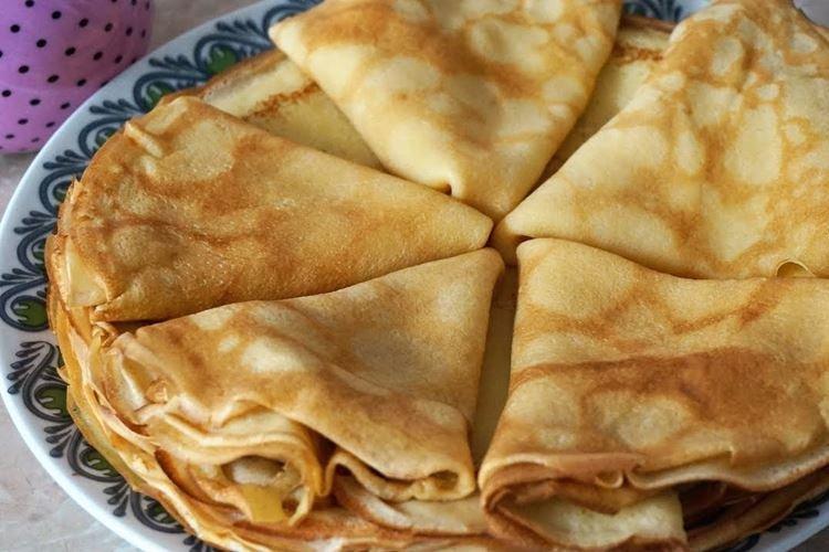 Crepes de Cuaresma con levadura seca