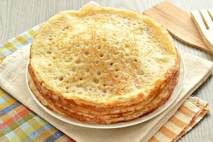 Crepes de Cuaresma con salmuera