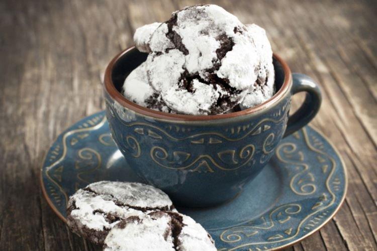 Galletas de chocolate con cerezas secas