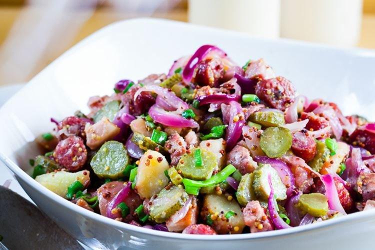 Ensalada de patata con ahumados