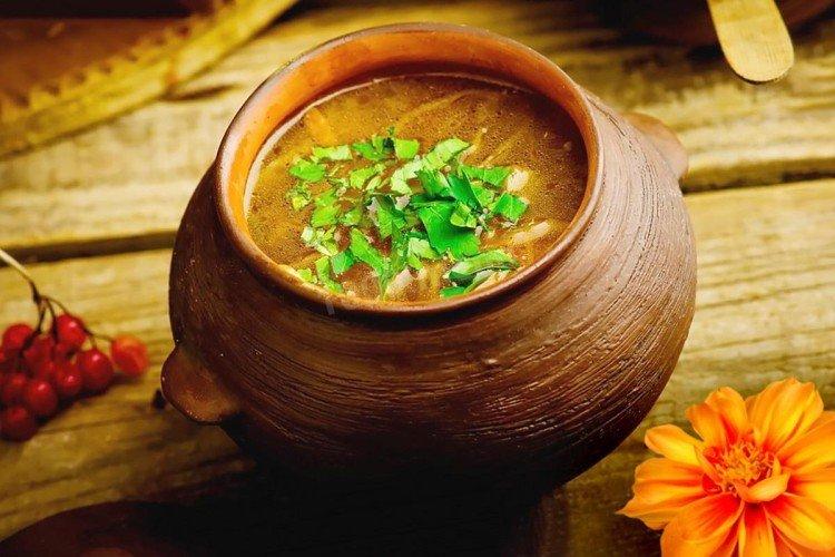Sopa de Cuaresma en cazuelitas