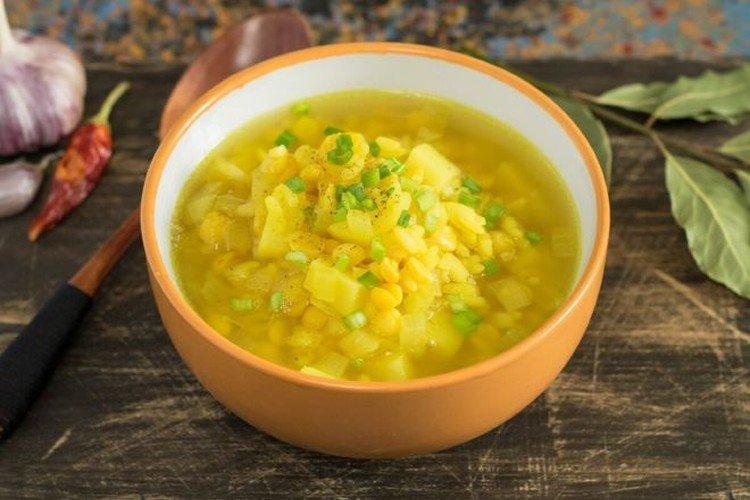 Sopa de guisantes de Cuaresma