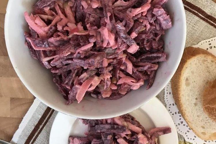 Ensalada de remolacha y manzana